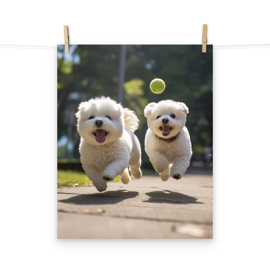 Bichon Frise Photo paper poster - PosterfyAI.com