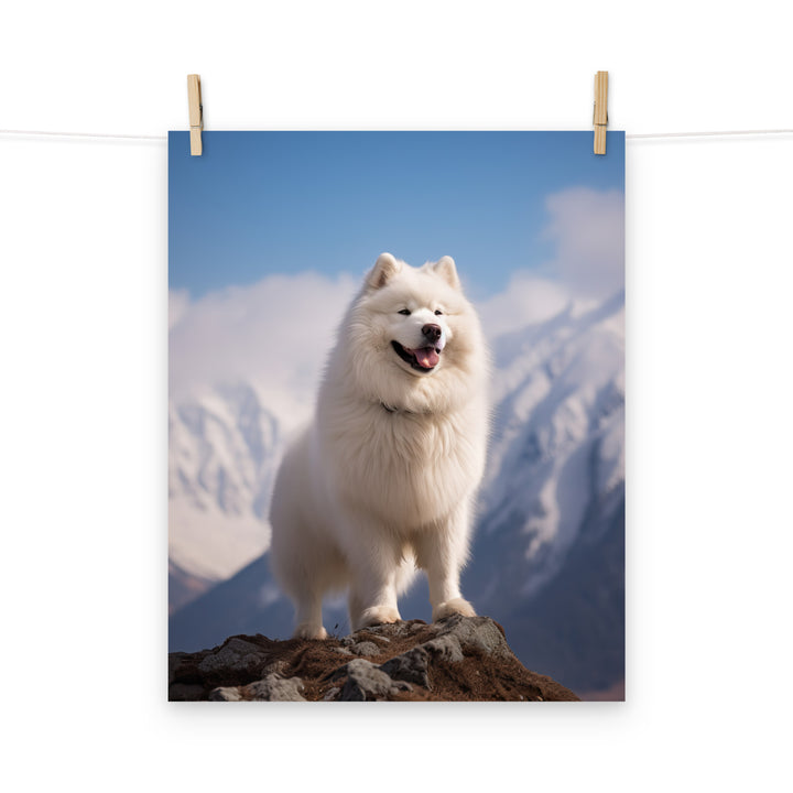 Samoyed Photo paper poster - PosterfyAI.com