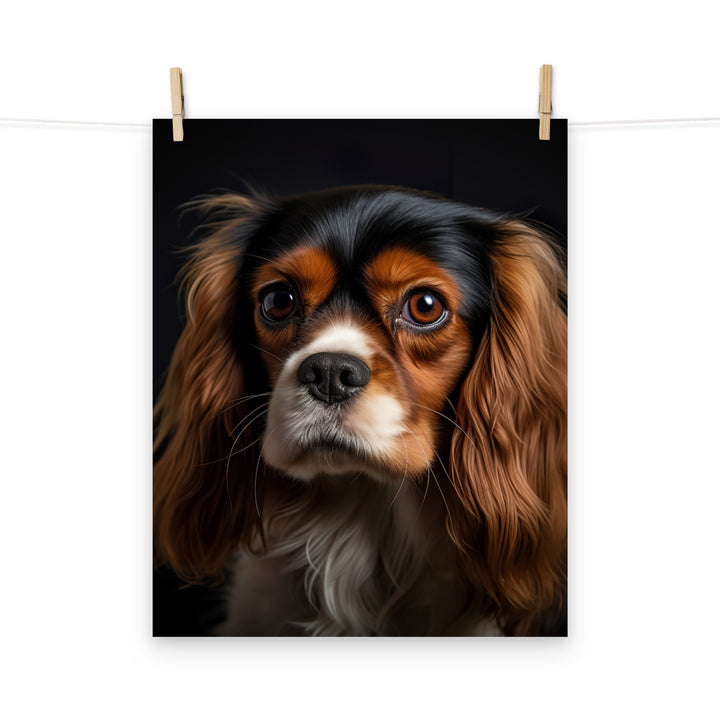 Cavalier King Charles Photo paper poster - PosterfyAI.com