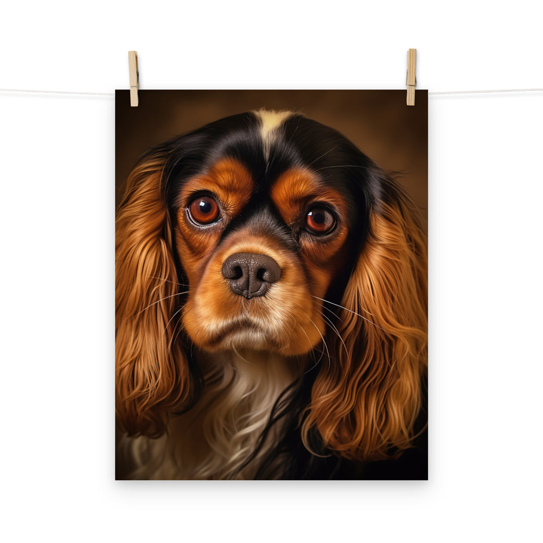 Cavalier King Charles Photo paper poster - PosterfyAI.com