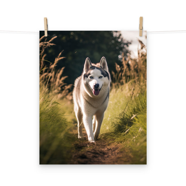 Siberian Husky Photo paper poster - PosterfyAI.com