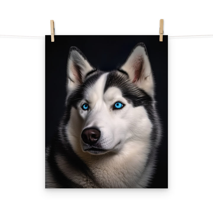 Siberian Husky Photo paper poster - PosterfyAI.com