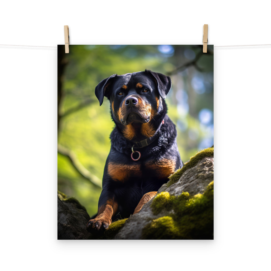 Rottweiler Photo paper poster - PosterfyAI.com