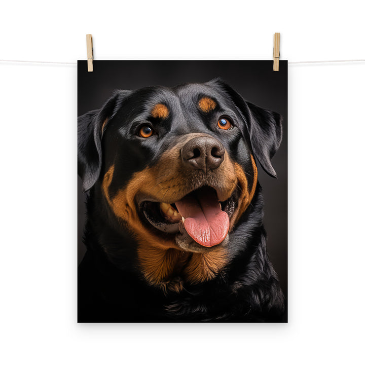 Rottweiler Photo paper poster - PosterfyAI.com