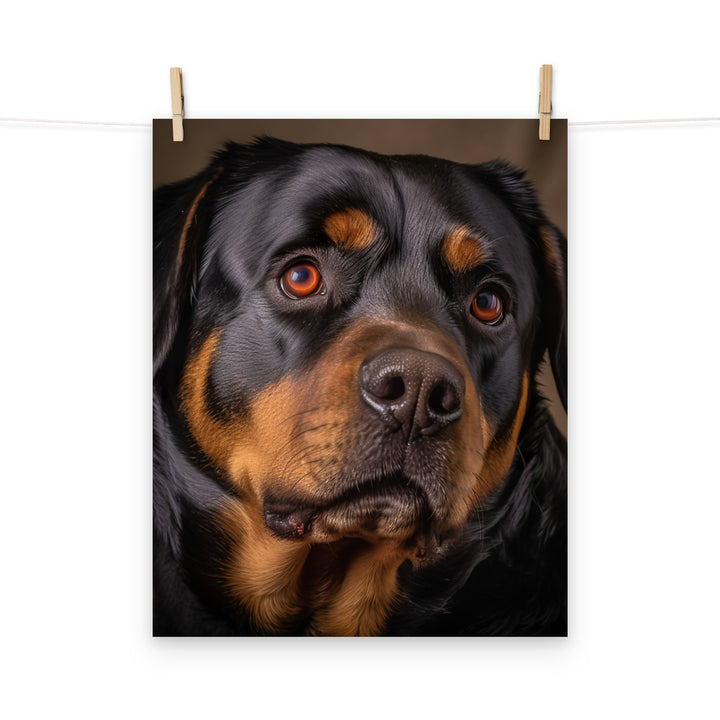 Rottweiler Photo paper poster - PosterfyAI.com