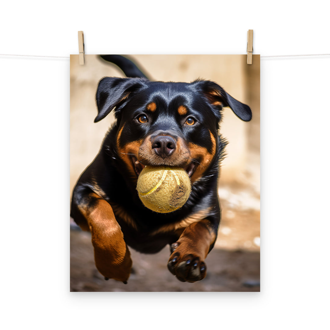 Rottweiler Photo paper poster - PosterfyAI.com