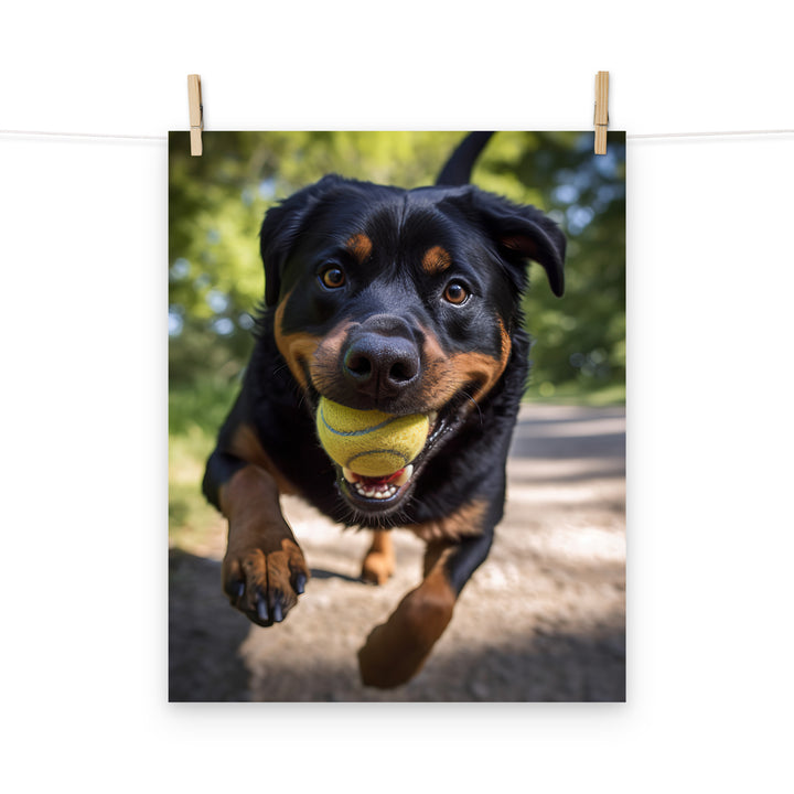 Rottweiler Photo paper poster - PosterfyAI.com