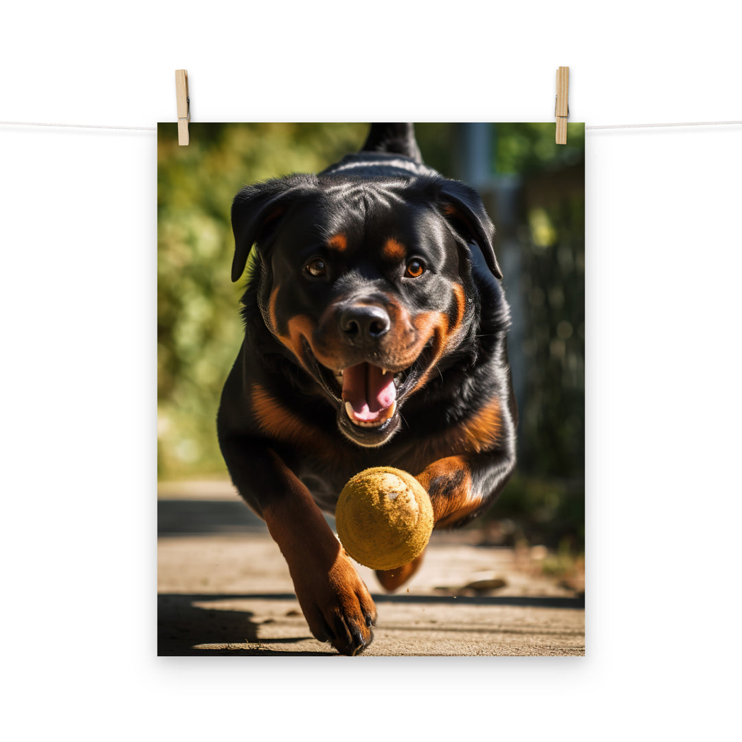 Rottweiler Photo paper poster - PosterfyAI.com