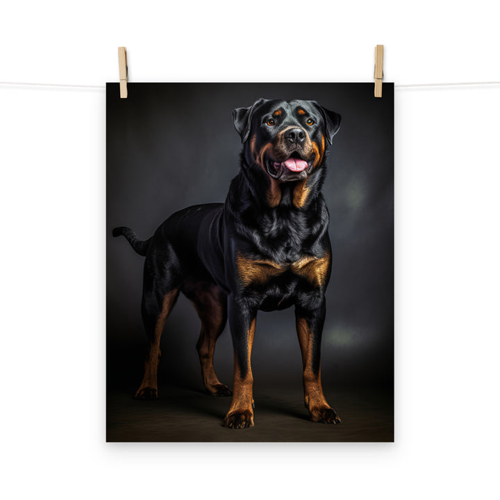 Rottweiler Photo paper poster - PosterfyAI.com