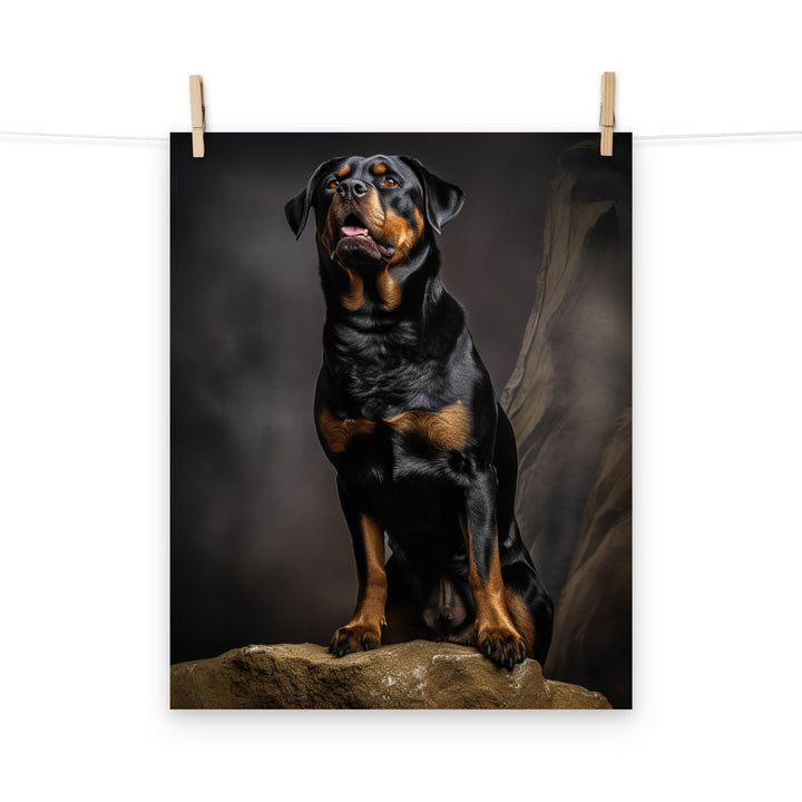 Rottweiler Photo paper poster - PosterfyAI.com