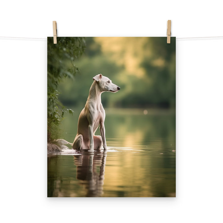 Whippet Photo paper poster - PosterfyAI.com