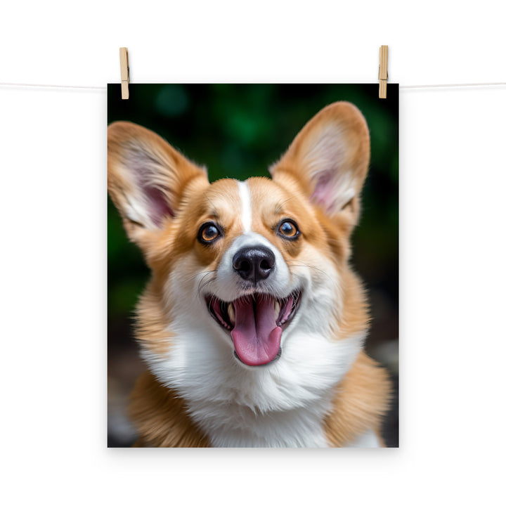 Welsh Corgi Photo paper poster - PosterfyAI.com