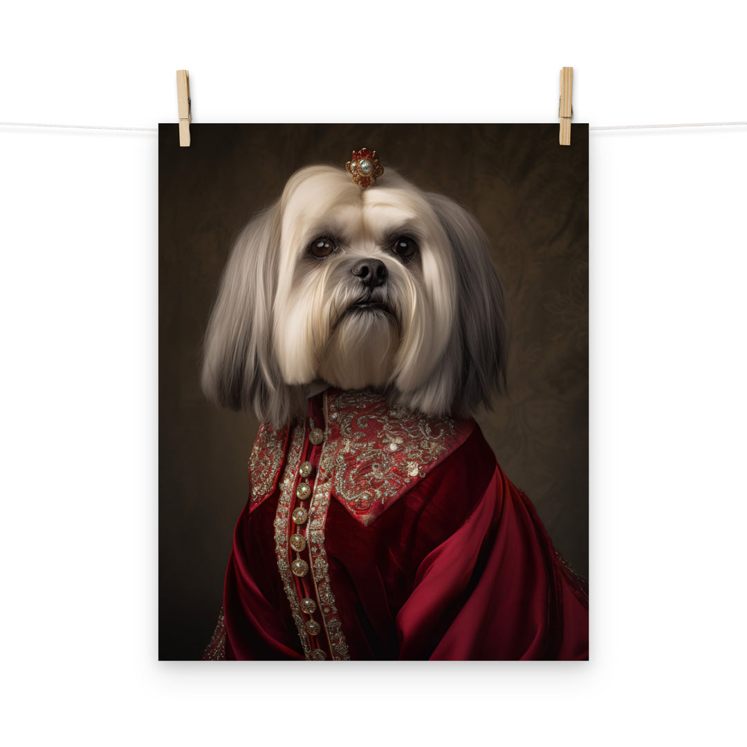 Lhasa Apso Photo paper poster - PosterfyAI.com