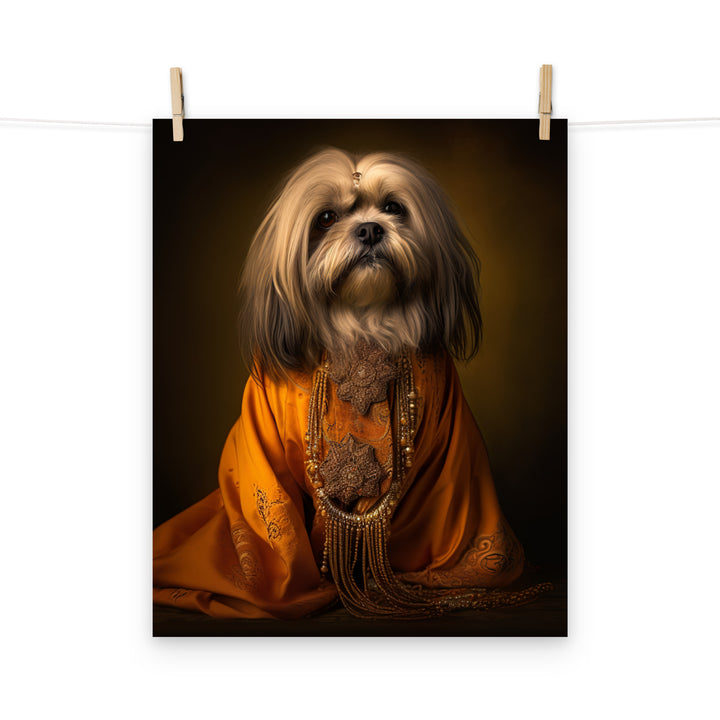 Lhasa Apso Photo paper poster - PosterfyAI.com