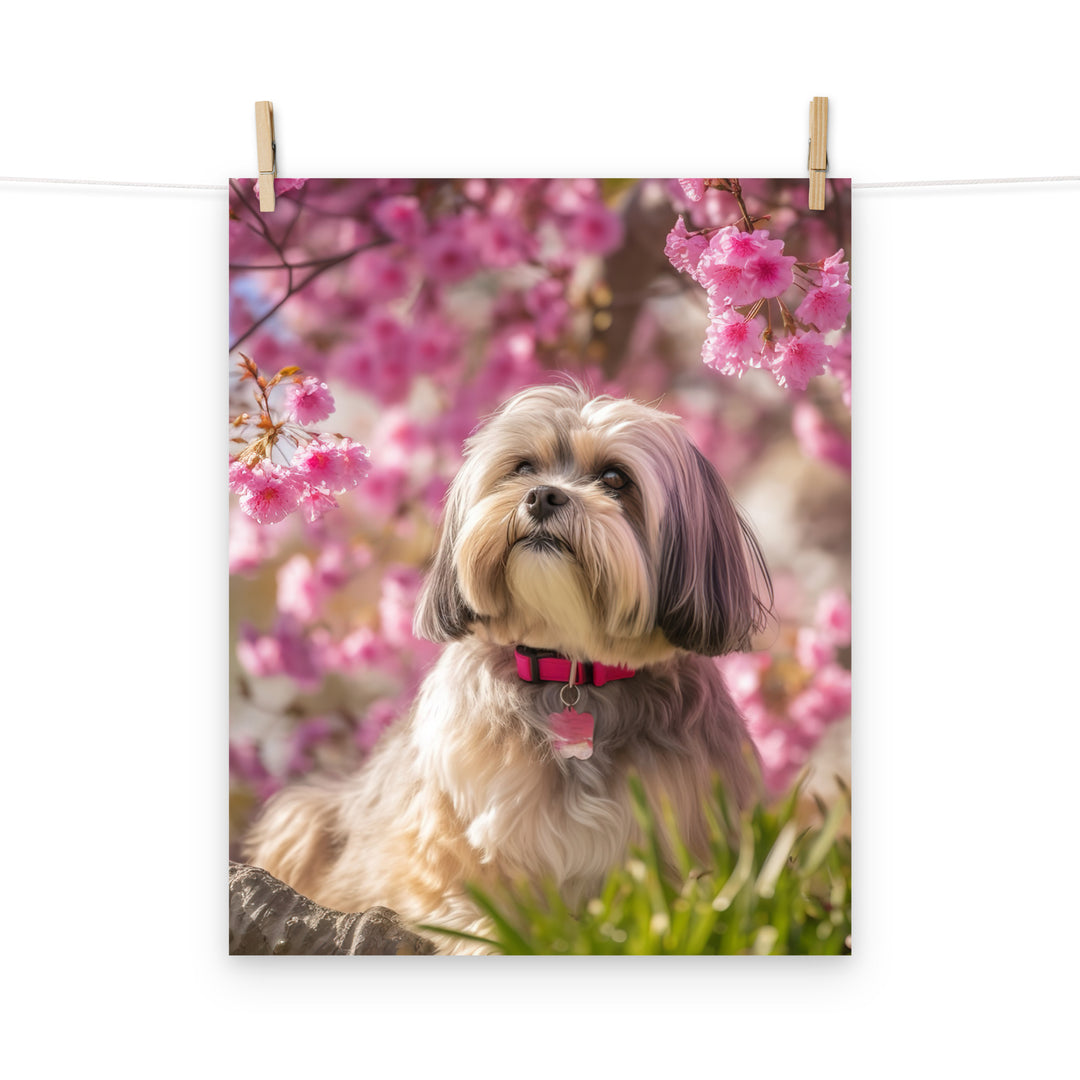 Lhasa Apso Photo paper poster - PosterfyAI.com