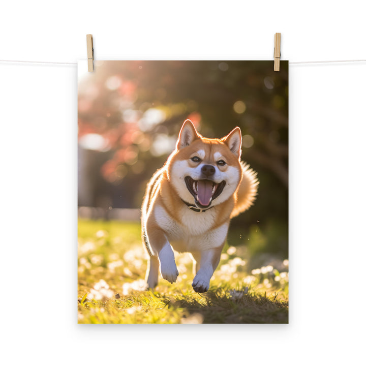 Shiba Inu Photo paper poster - PosterfyAI.com