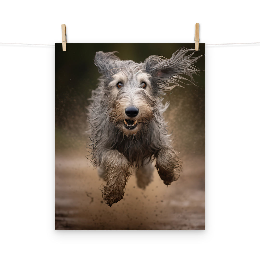 Scottish Deerhound Photo paper poster - PosterfyAI.com