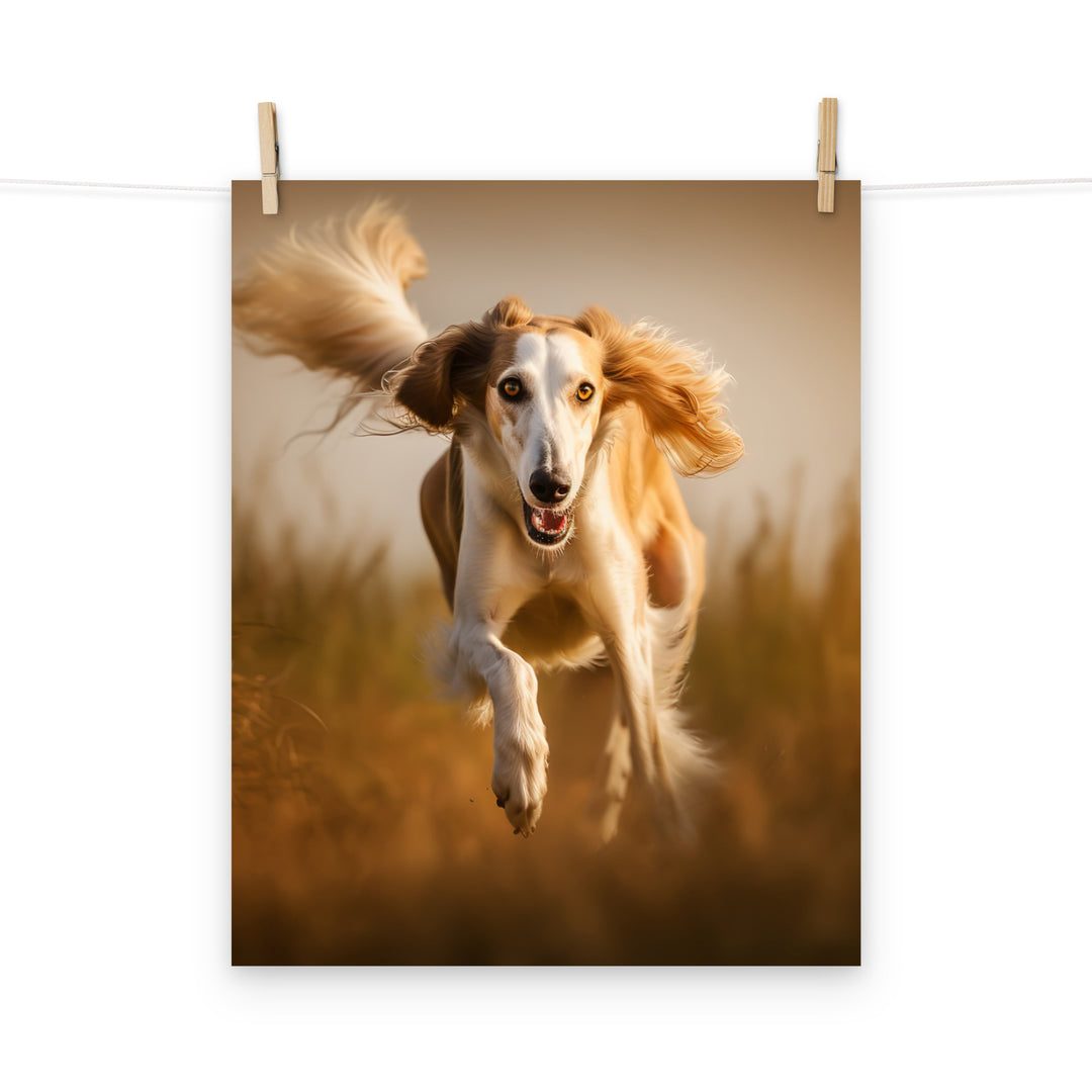 Saluki Photo paper poster - PosterfyAI.com