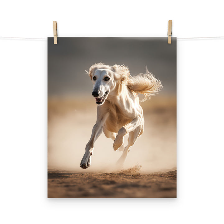 Saluki Photo paper poster - PosterfyAI.com