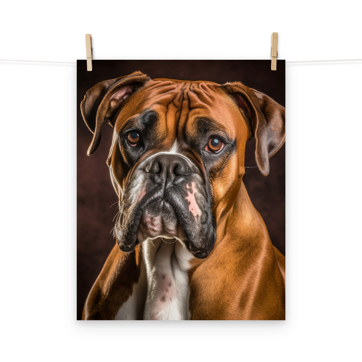 Boxer Photo paper poster - PosterfyAI.com