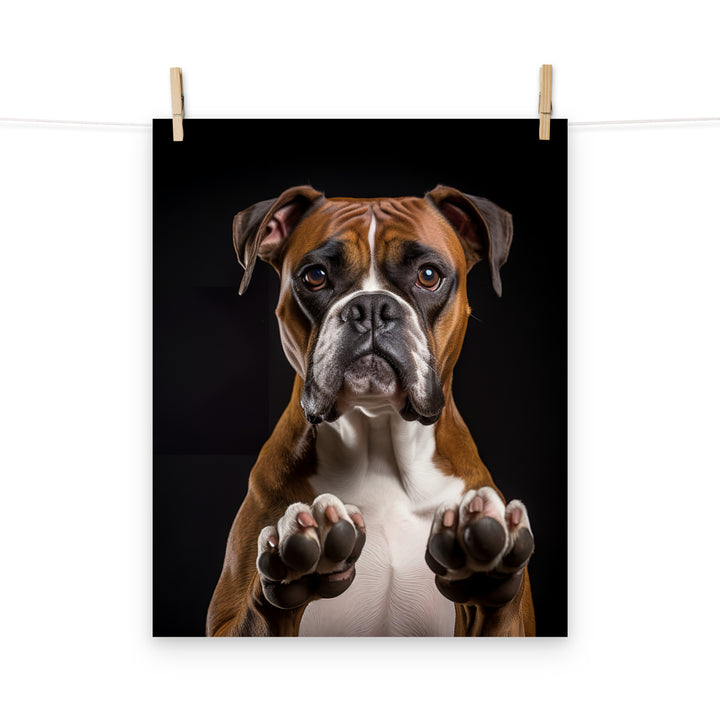 Boxer Photo paper poster - PosterfyAI.com