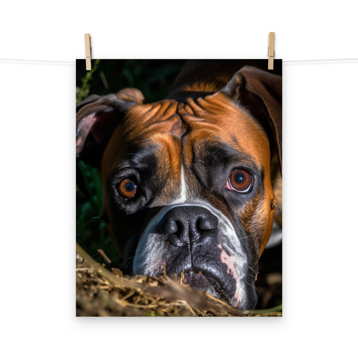 Boxer Photo paper poster - PosterfyAI.com