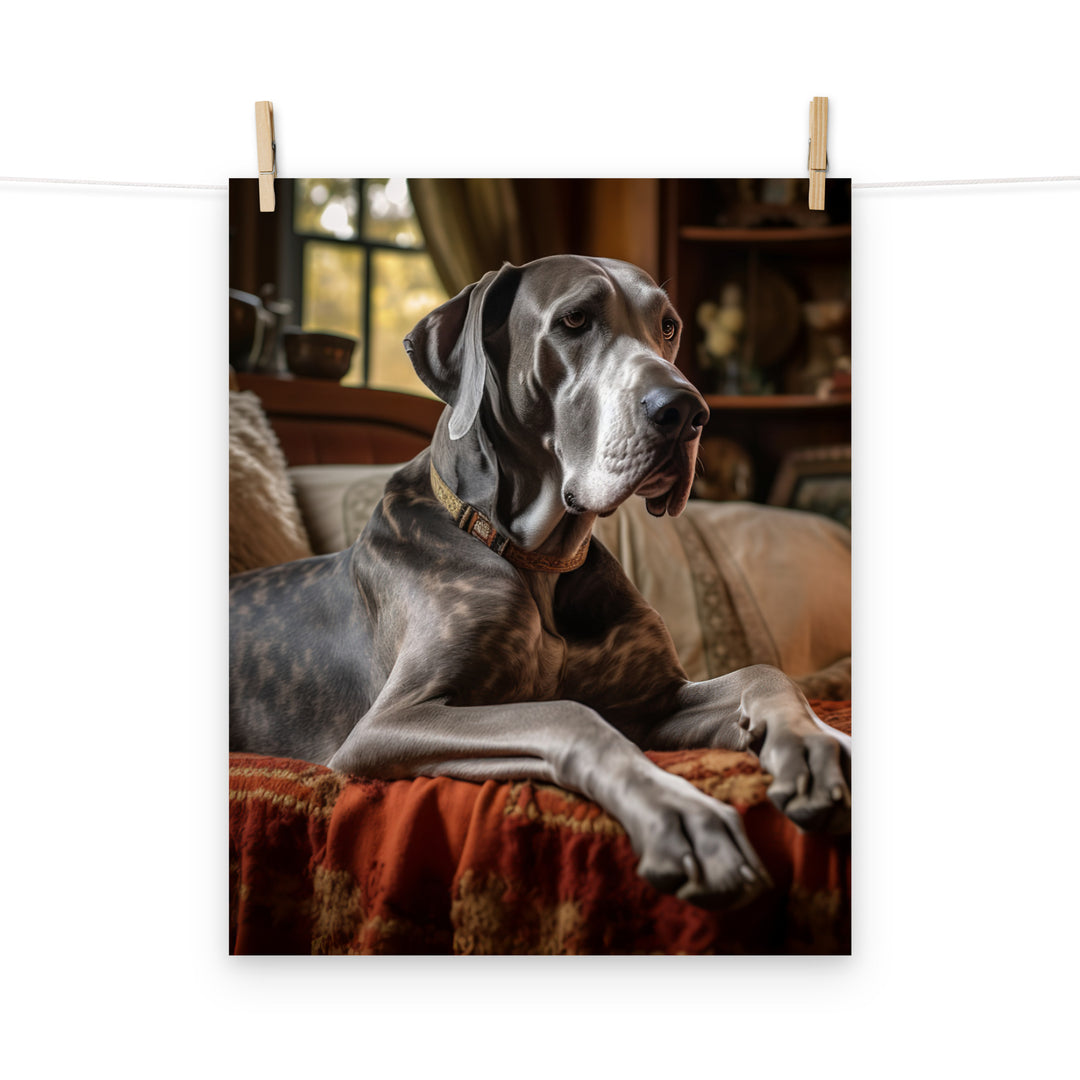 Great Dane Photo paper poster - PosterfyAI.com