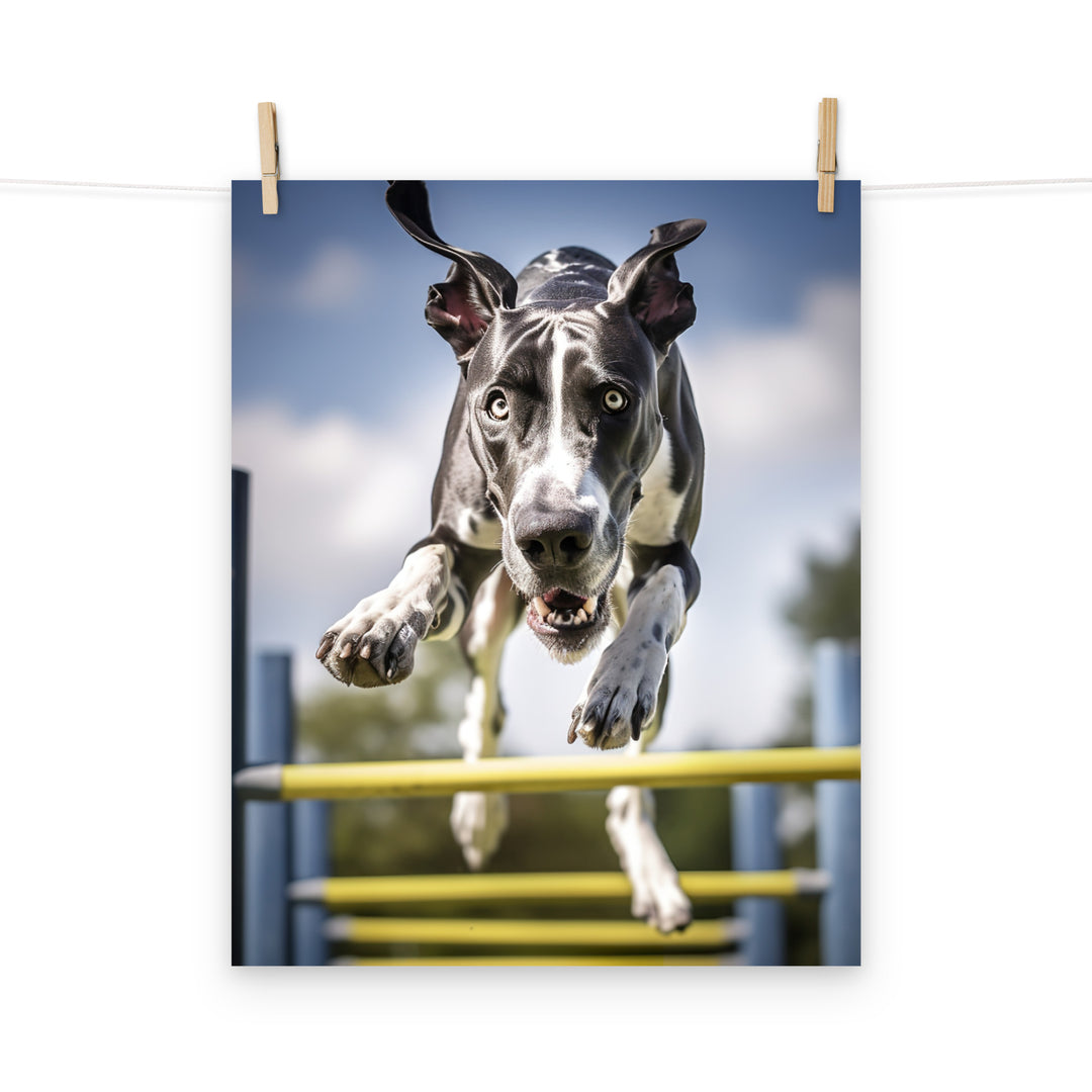 Great Dane Photo paper poster - PosterfyAI.com