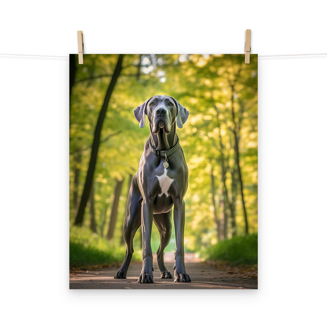 Great Dane Photo paper poster - PosterfyAI.com