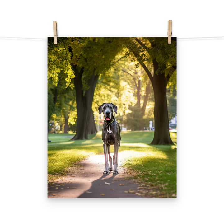 Great Dane Photo paper poster - PosterfyAI.com