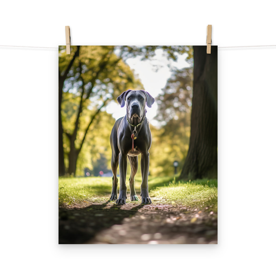 Great Dane Photo paper poster - PosterfyAI.com