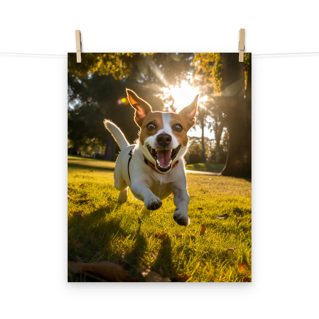 Jack Russell Terrier Photo paper poster - PosterfyAI.com