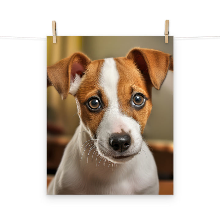 Jack Russell Terrier Photo paper poster - PosterfyAI.com