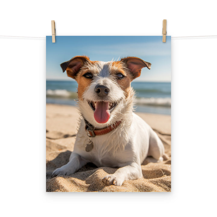 Jack Russell Terrier Photo paper poster - PosterfyAI.com