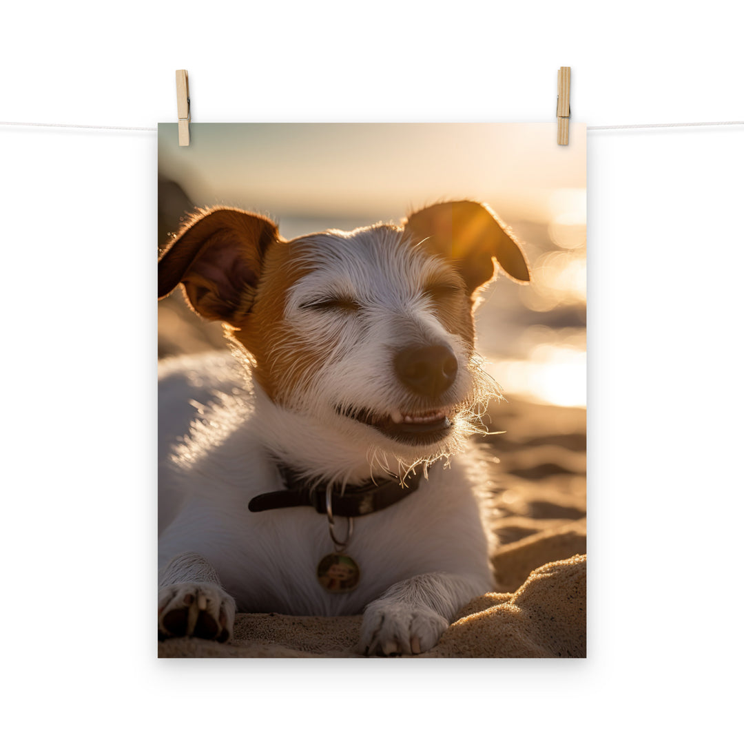 Jack Russell Terrier Photo paper poster - PosterfyAI.com
