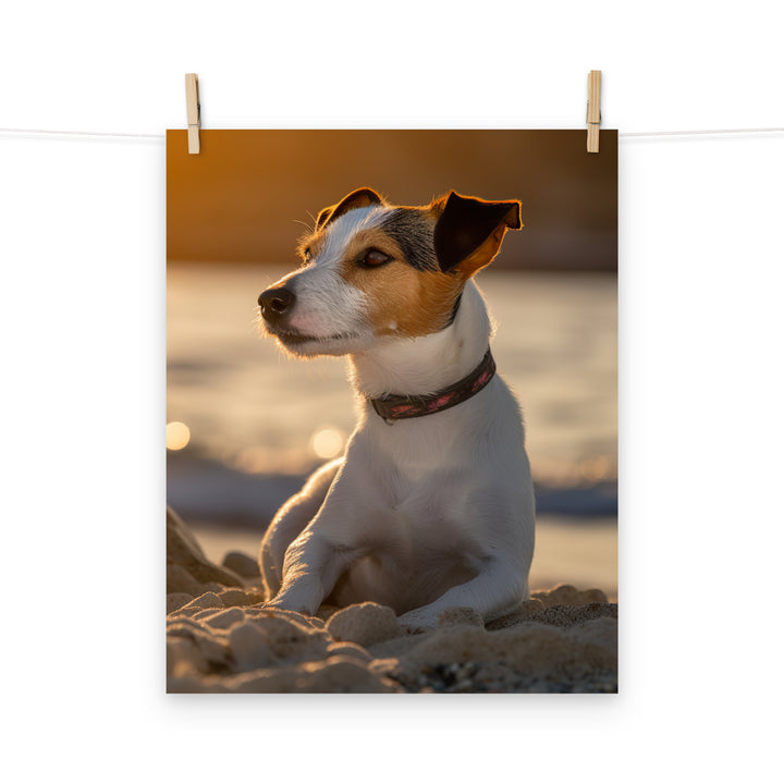 Jack Russell Terrier Photo paper poster - PosterfyAI.com