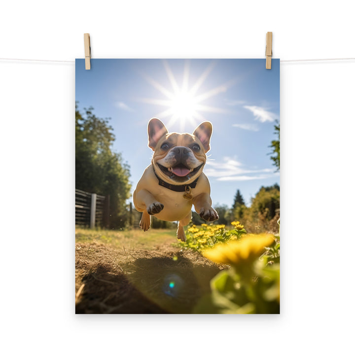 French Bulldog Photo paper poster - PosterfyAI.com