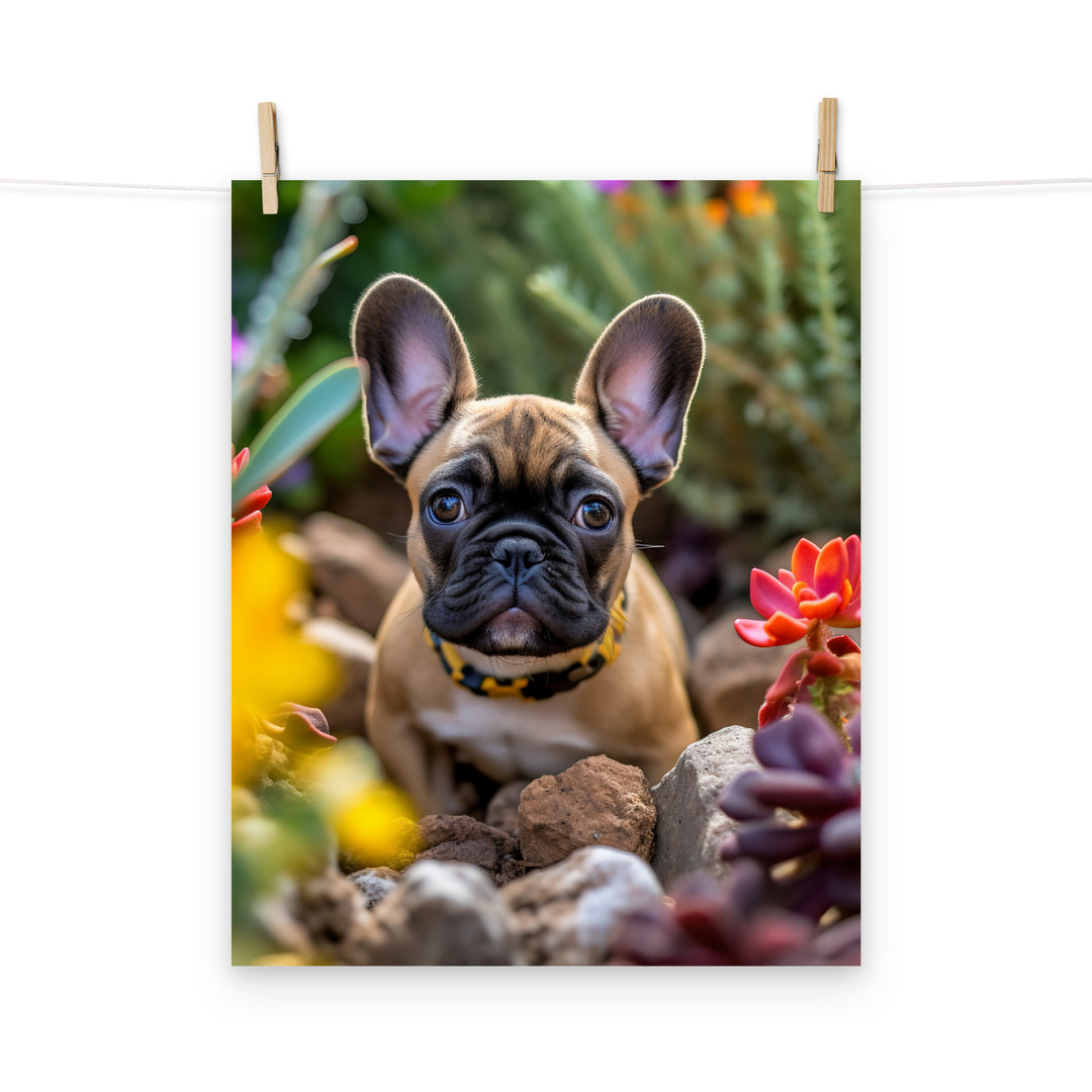 French Bulldog Photo paper poster - PosterfyAI.com