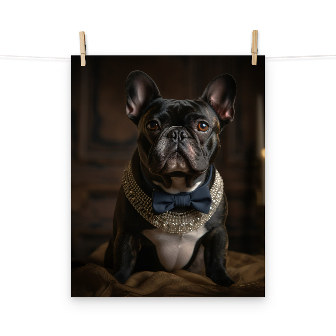 French Bulldog Photo paper poster - PosterfyAI.com