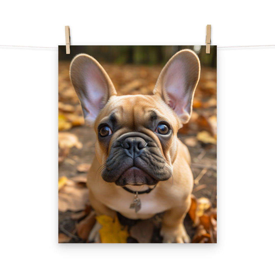 French Bulldog Photo paper poster - PosterfyAI.com