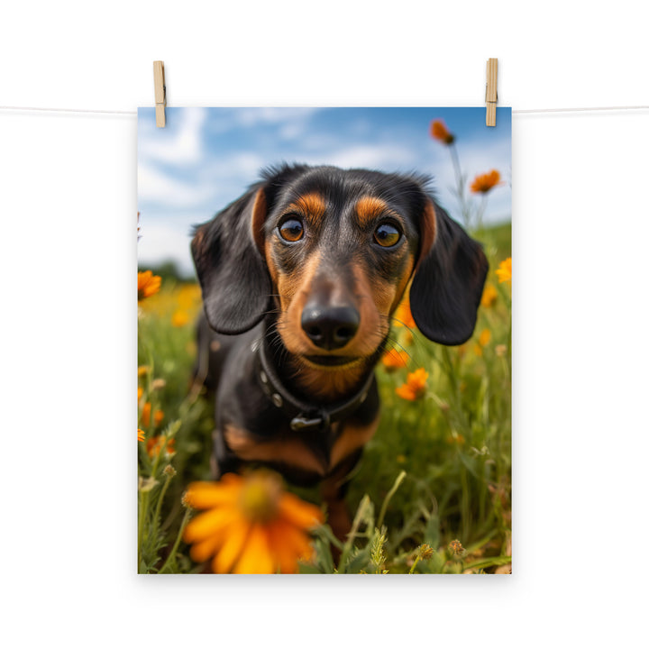 Dachshund Photo paper poster - PosterfyAI.com