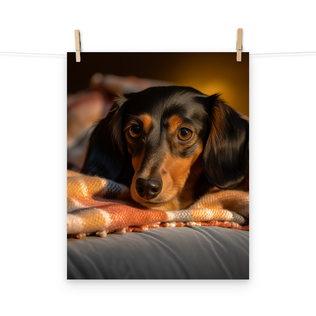 Dachshund Photo paper poster - PosterfyAI.com