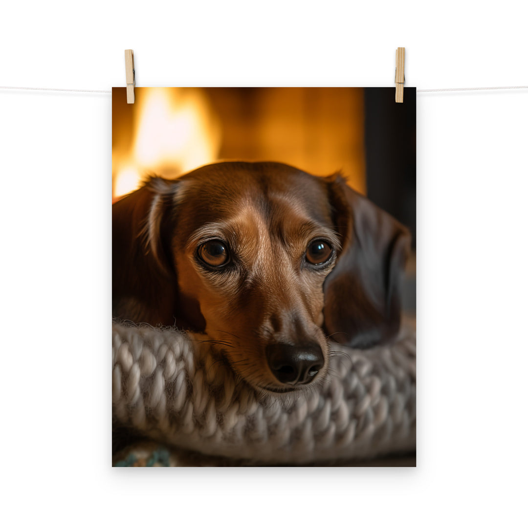 Dachshund Photo paper poster - PosterfyAI.com