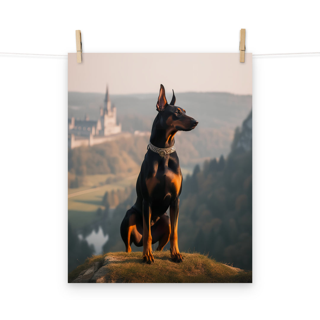 Doberman Photo paper poster - PosterfyAI.com