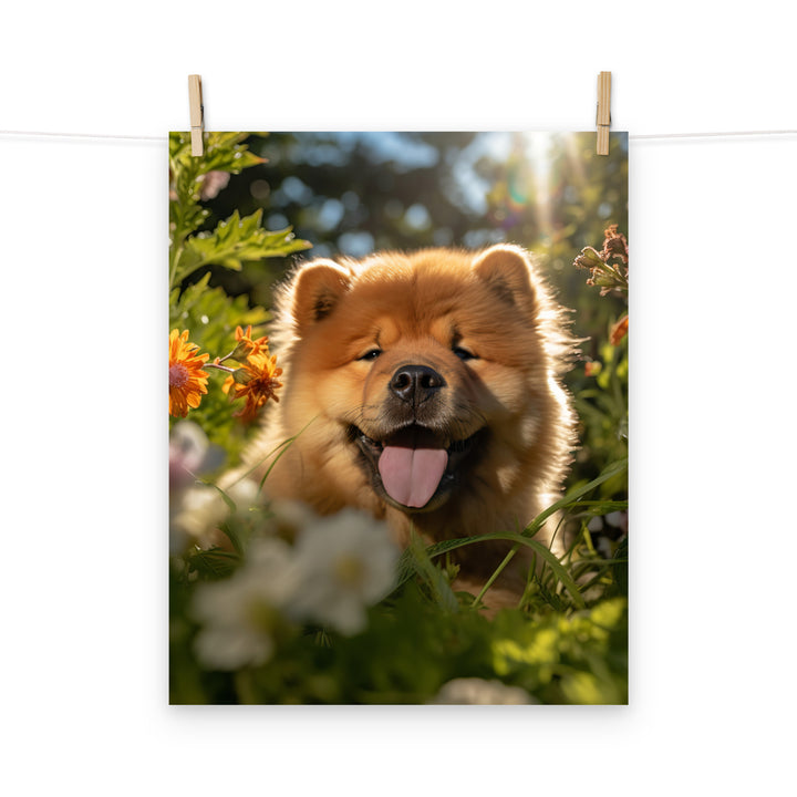 Chow Chow Photo paper poster - PosterfyAI.com