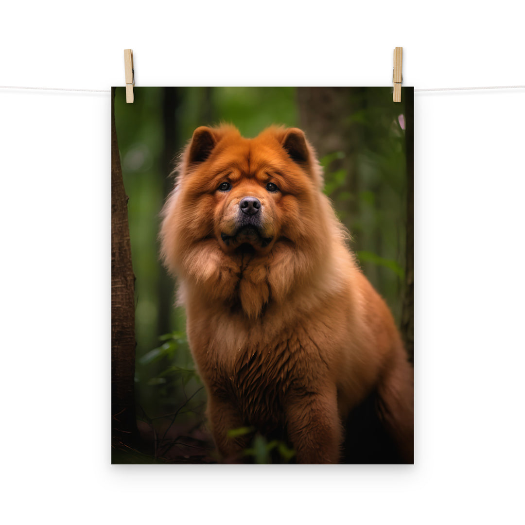 Chow Chow Photo paper poster - PosterfyAI.com