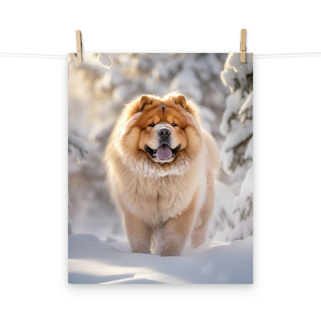 Chow Chow Photo paper poster - PosterfyAI.com