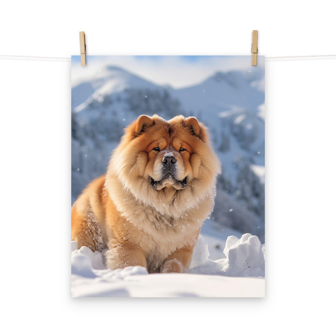 Chow Chow Photo paper poster - PosterfyAI.com