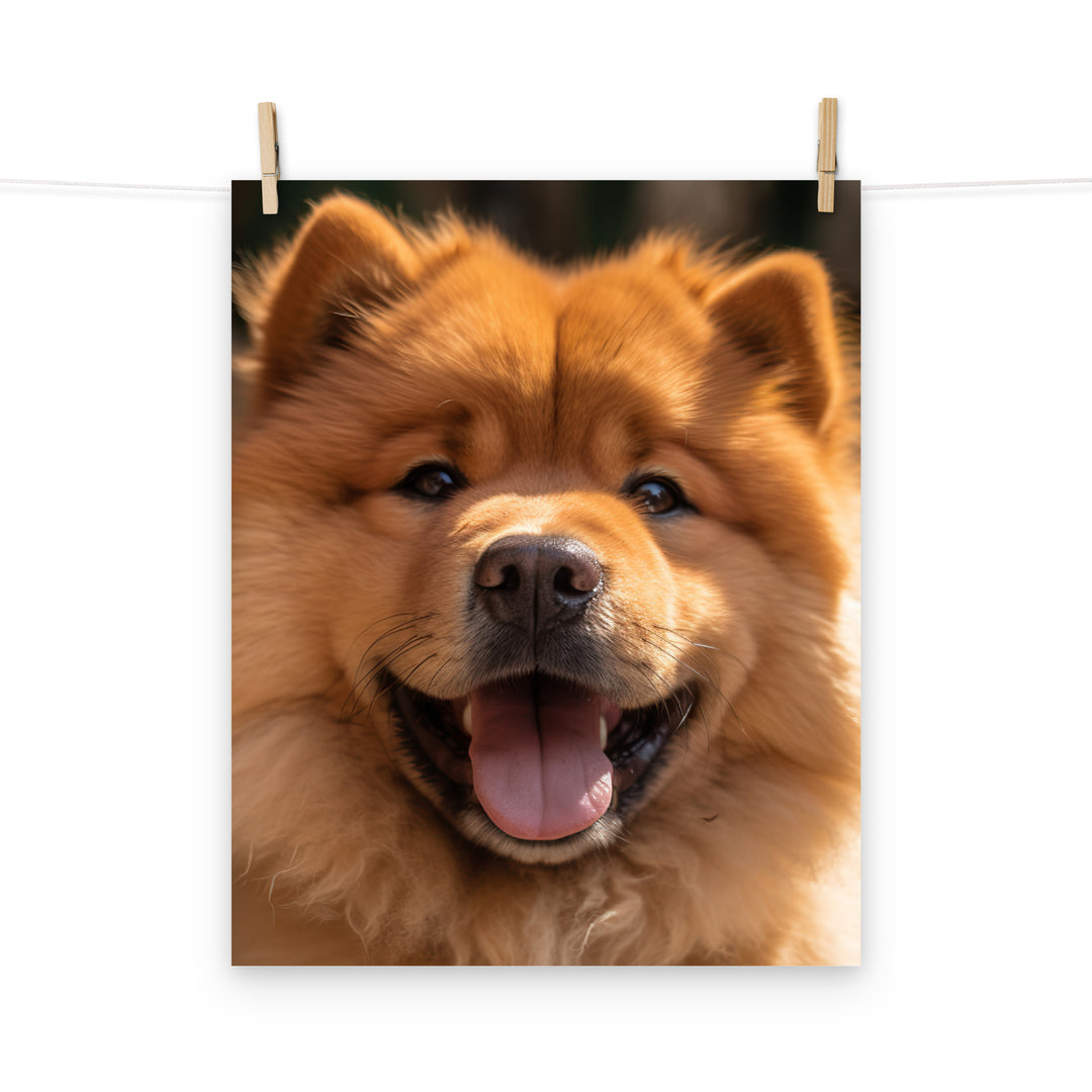 Chow Chow Photo paper poster - PosterfyAI.com