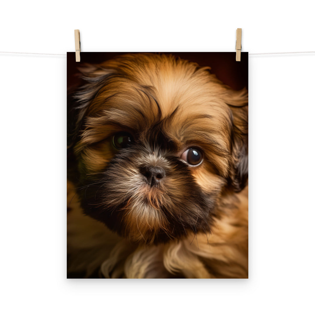 Shih Tzu Photo paper poster - PosterfyAI.com